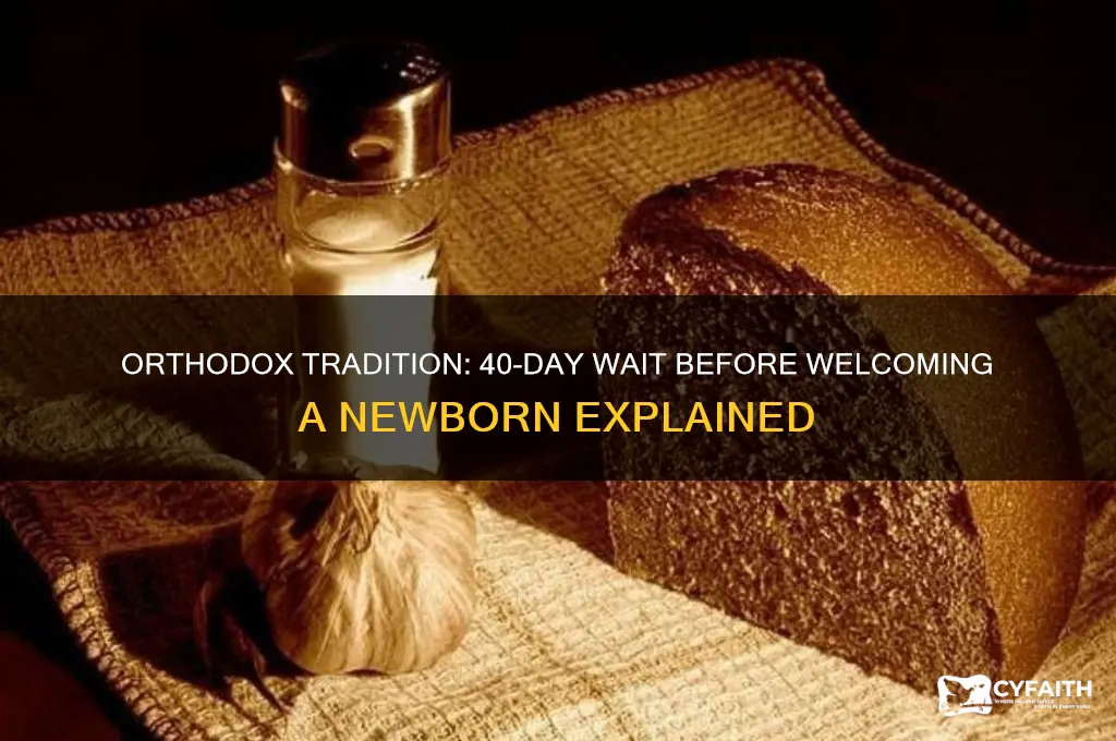 why 40 days until new baby orthodox
