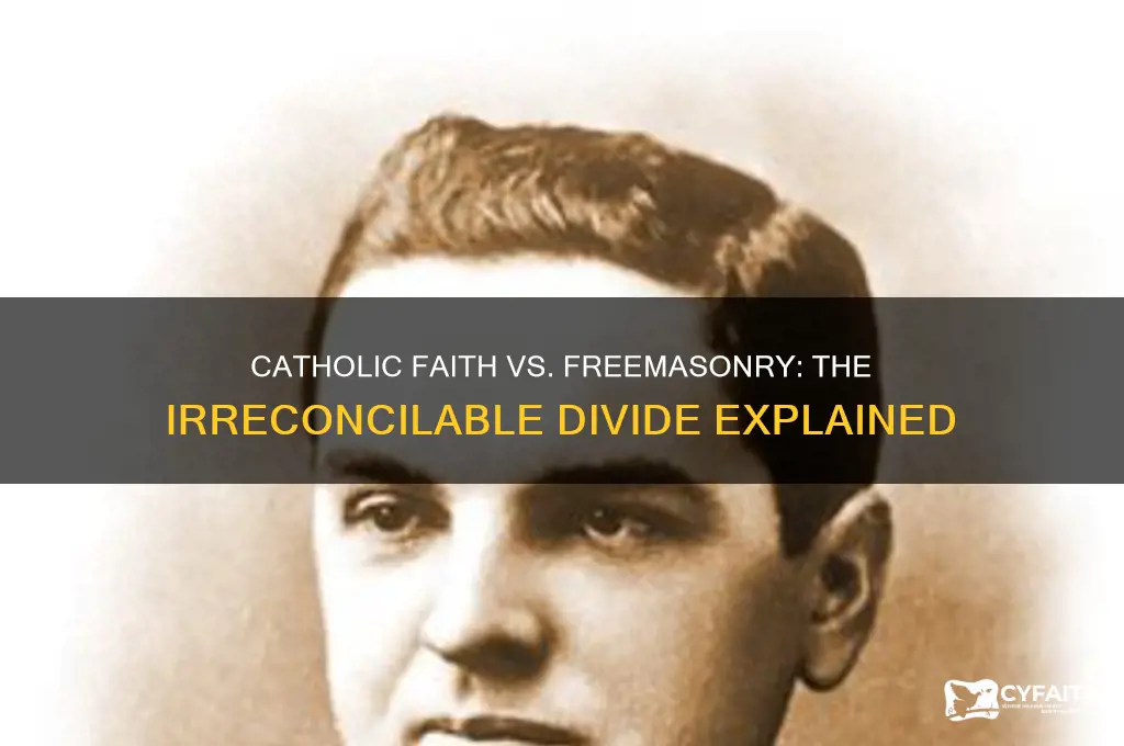 why a catholic cannot be a freemason