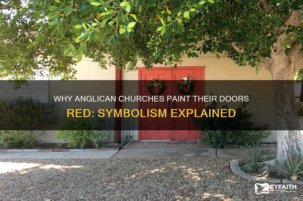 why anglican red door
