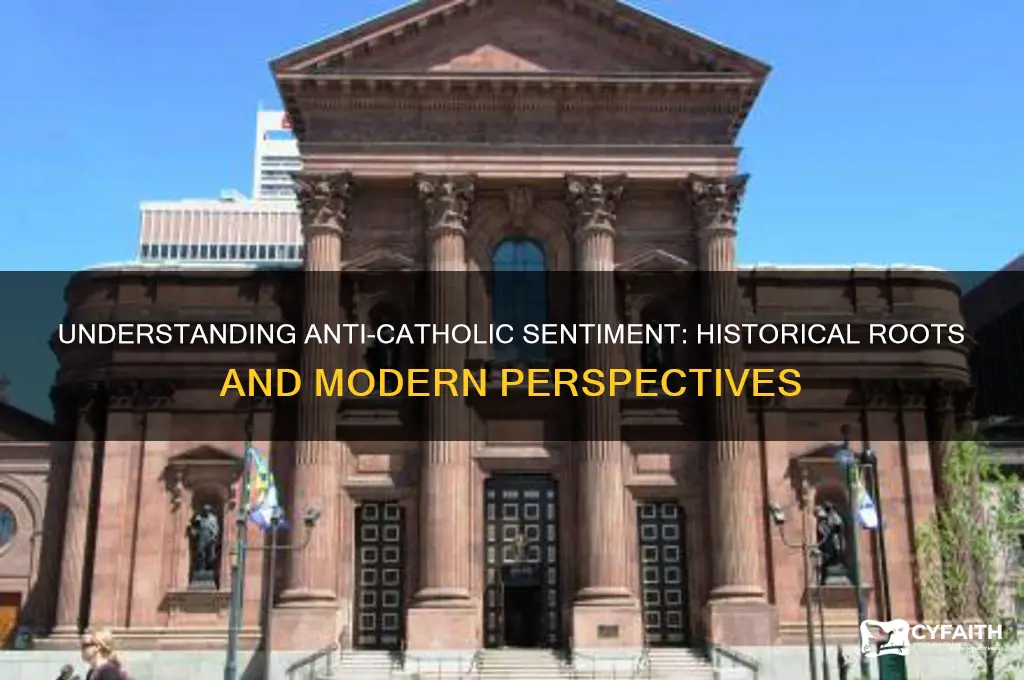 why anti catholic