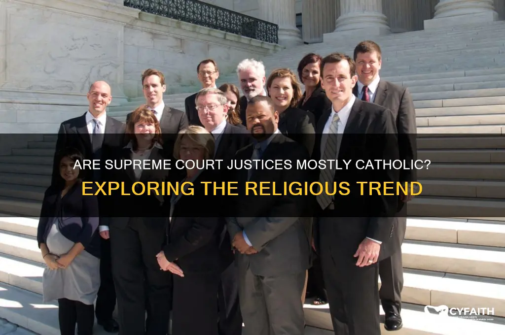 why are all supreme court justices catholic