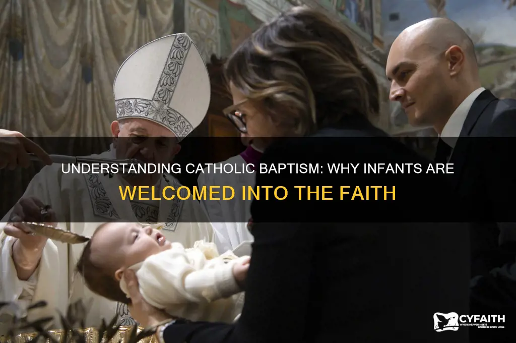 why are babies baptized catholic