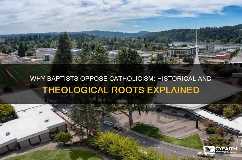 why are baptists anti catholic