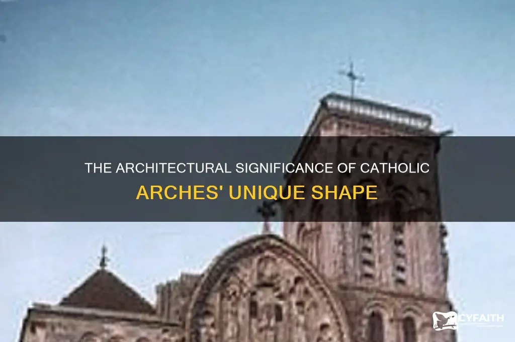 why are catholic arches the shape they are