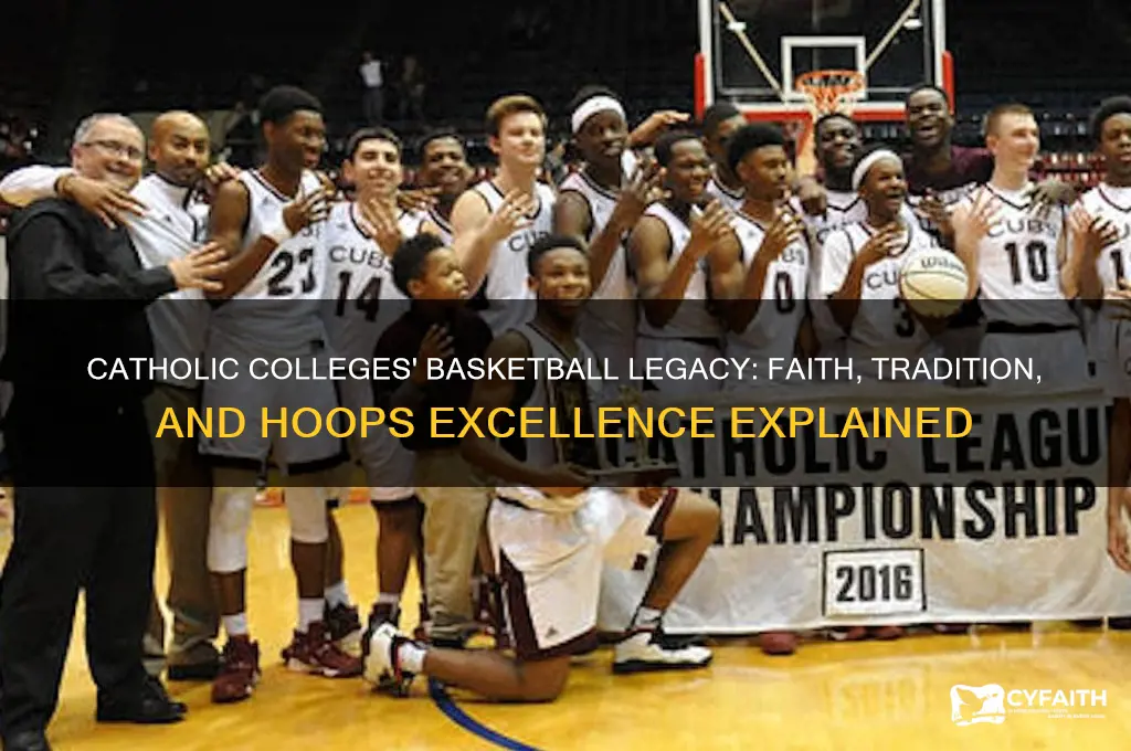 why are catholic colleges basketball