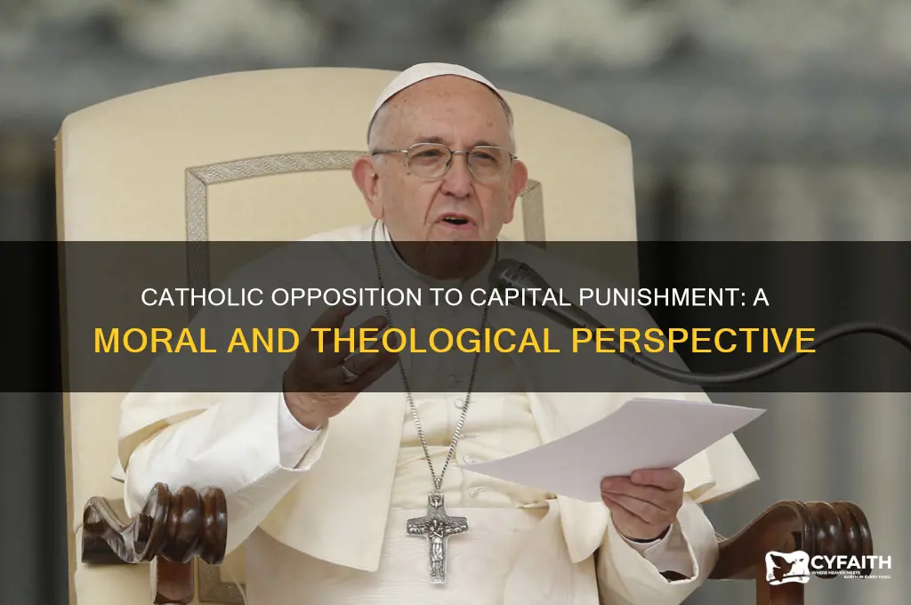 why are catholics against death penalty