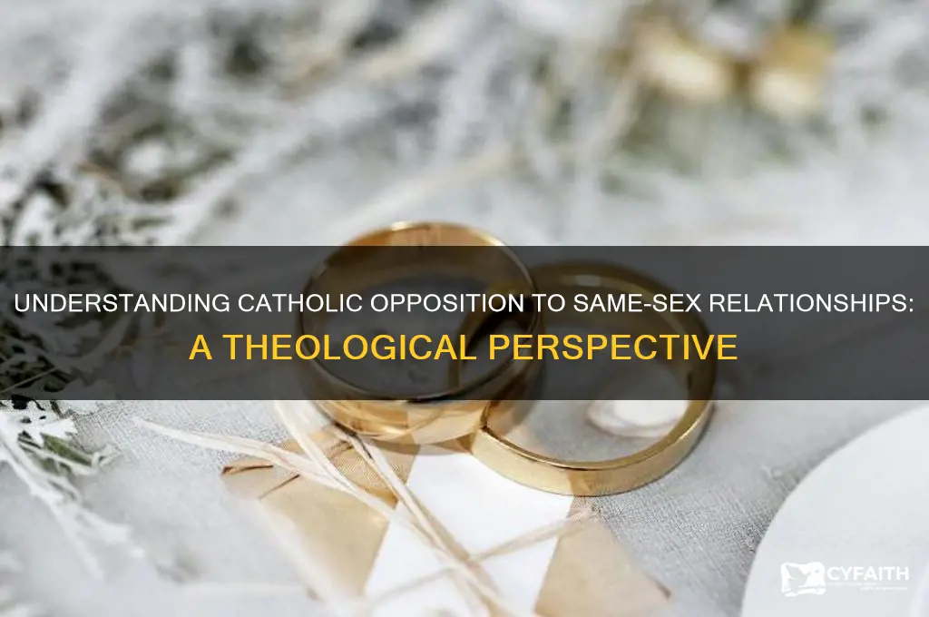 why are catholics against gay