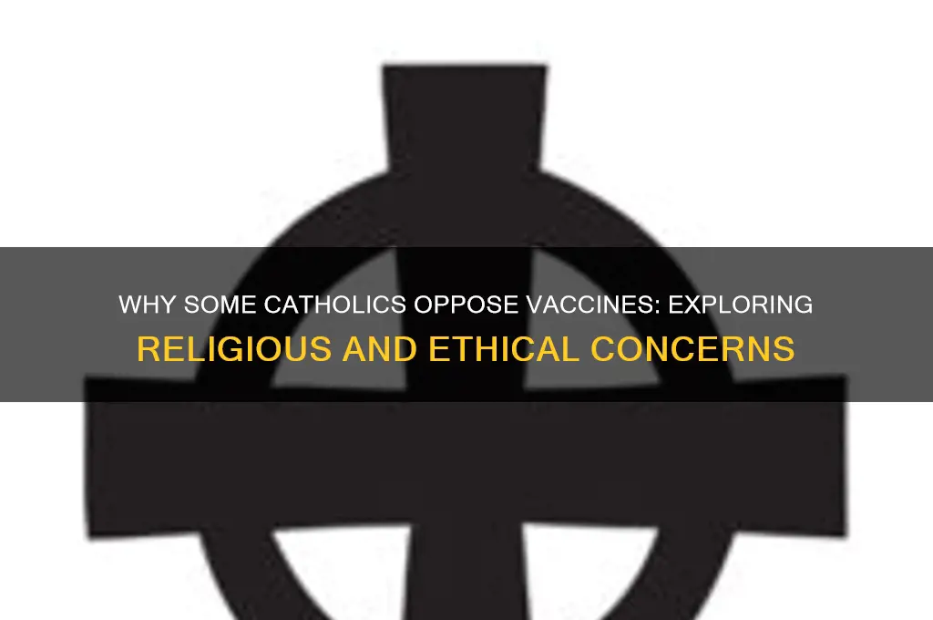 why are catholics against vaccination