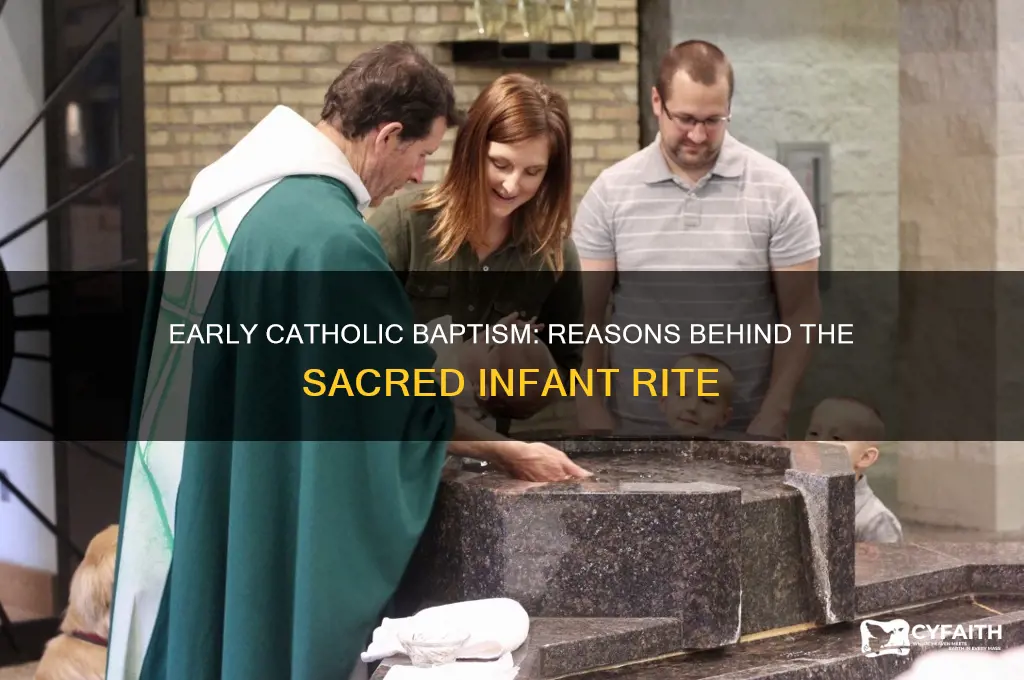why are catholics baptized early