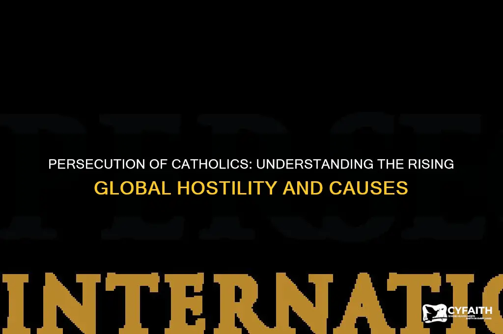why are catholics being persecuted