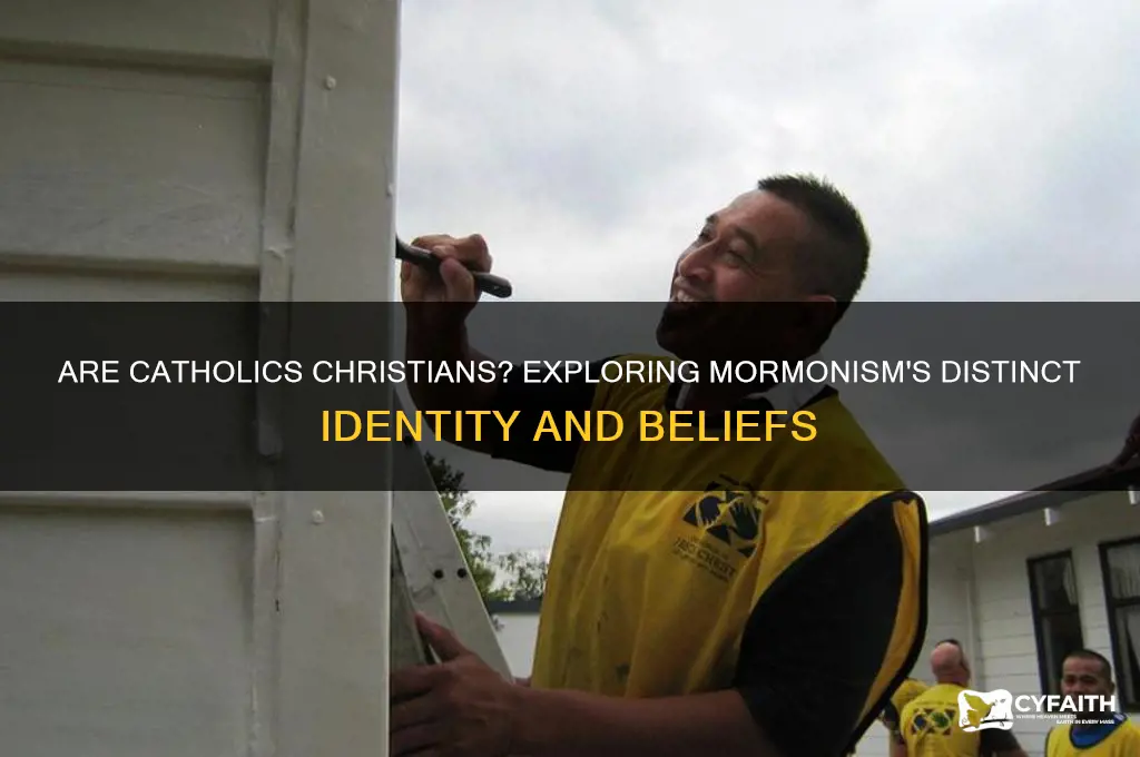 why are catholics christians but mormons are not