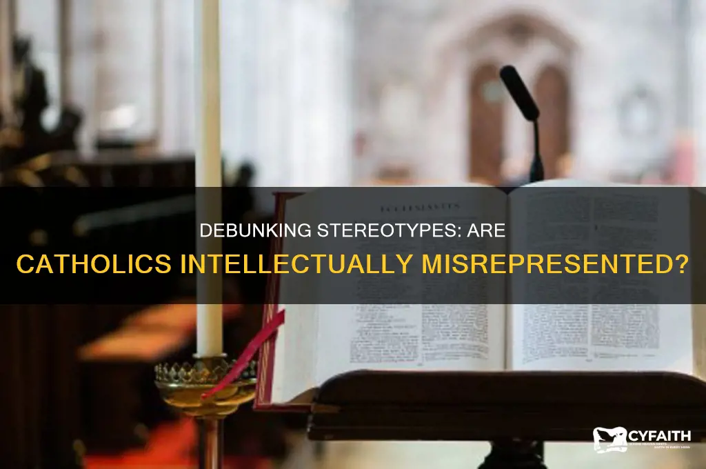 why are catholics dumb