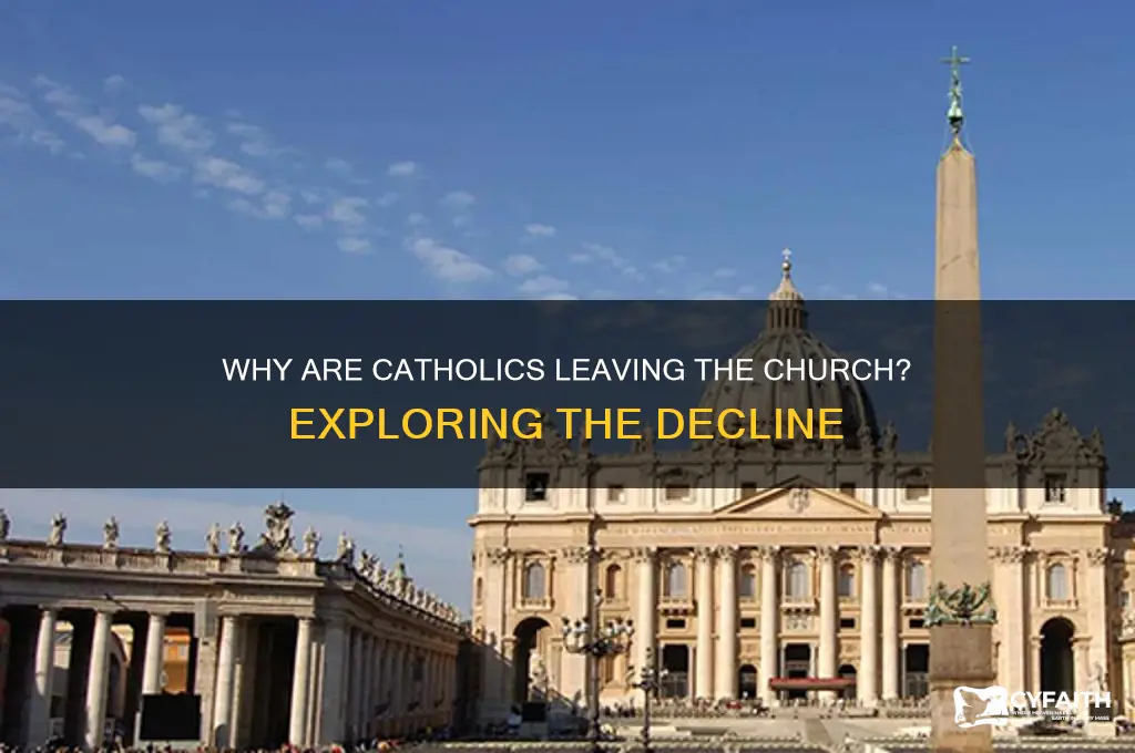 why are catholics falling away