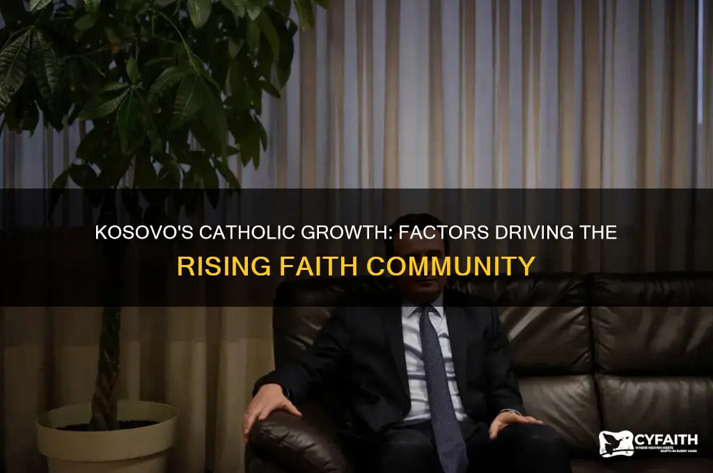 why are catholics growing in kosovo