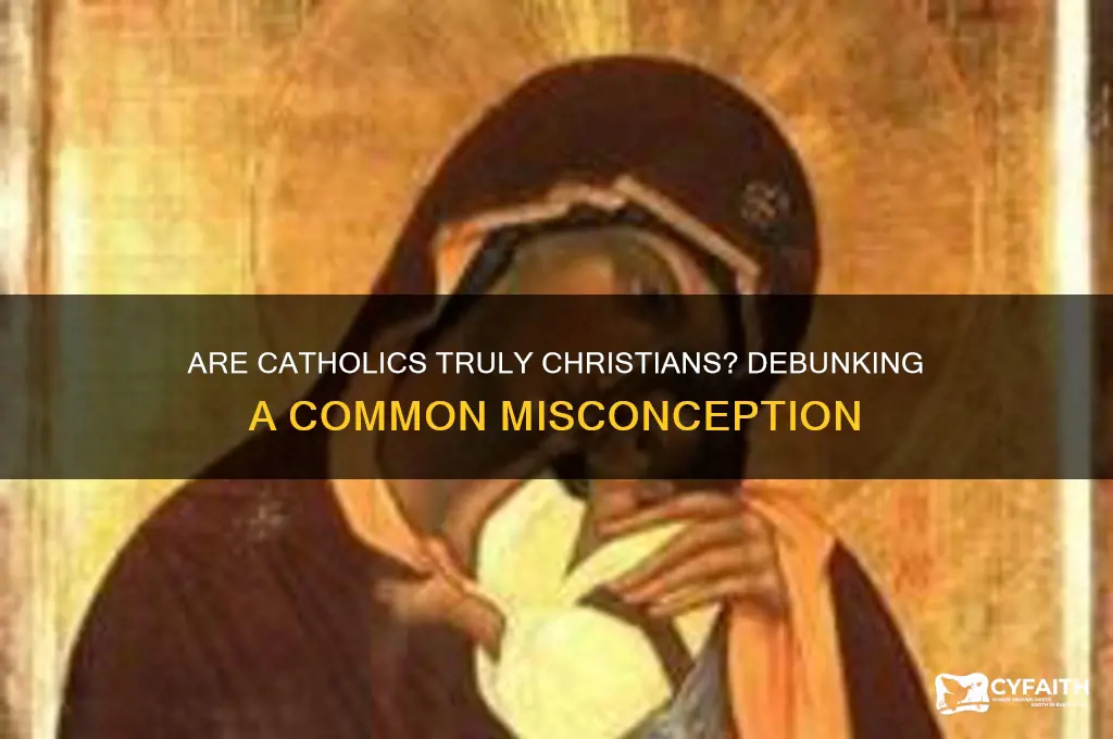 why are catholics not christans