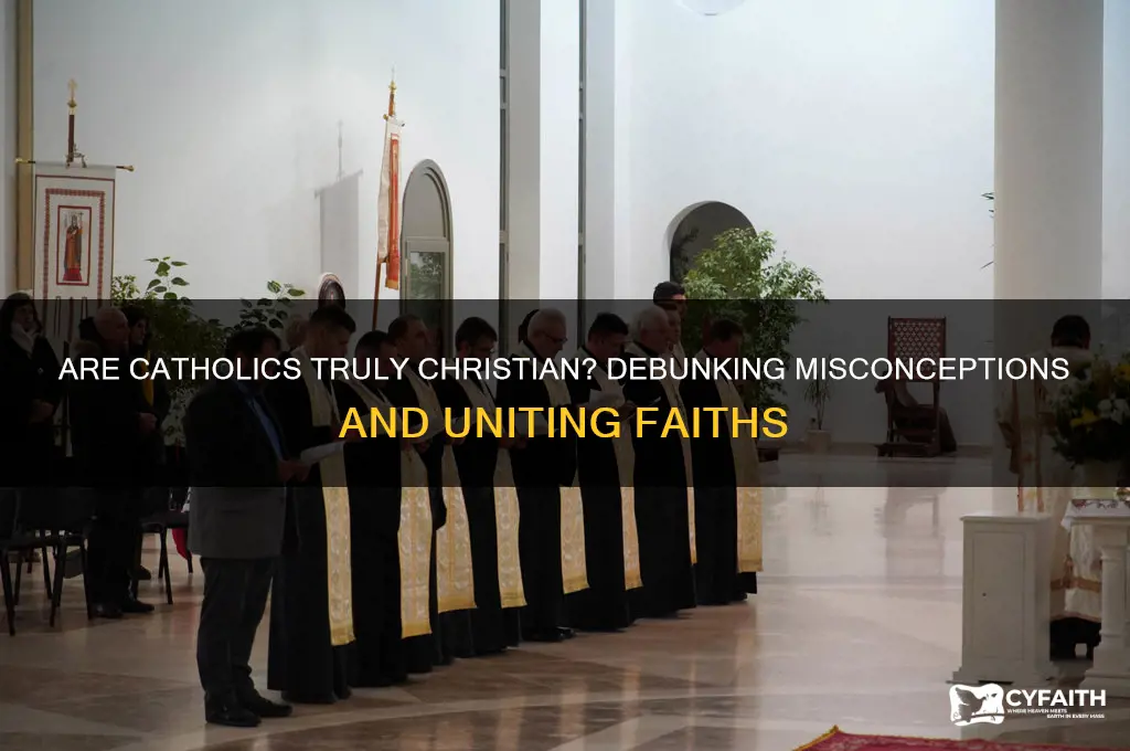 why are catholics not christiam