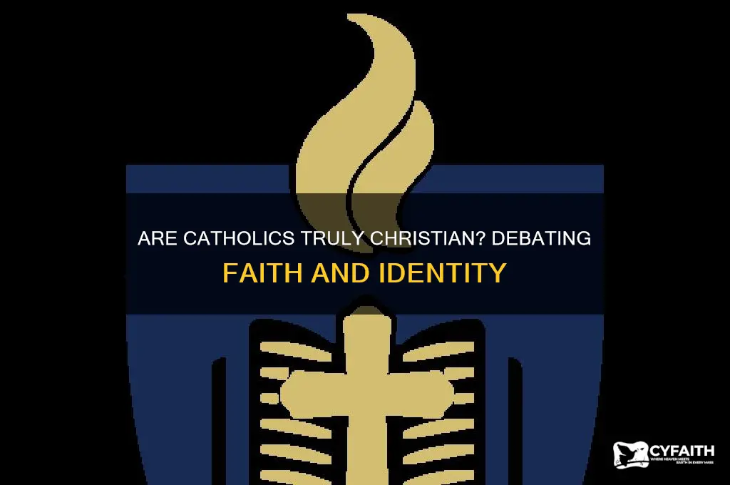 why are catholics not considered christians