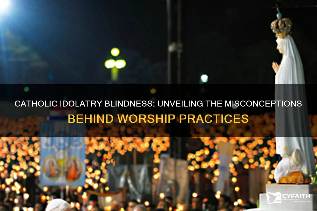 why are catholics so blind to idol worship