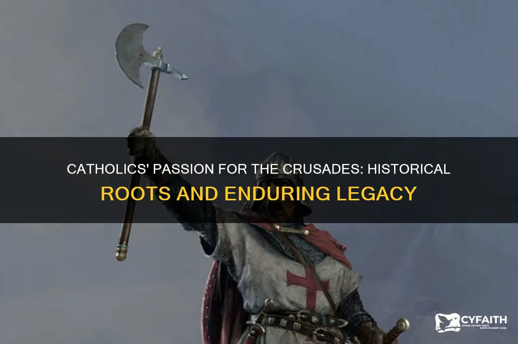 why are catholics so enthusiastic about the crusades