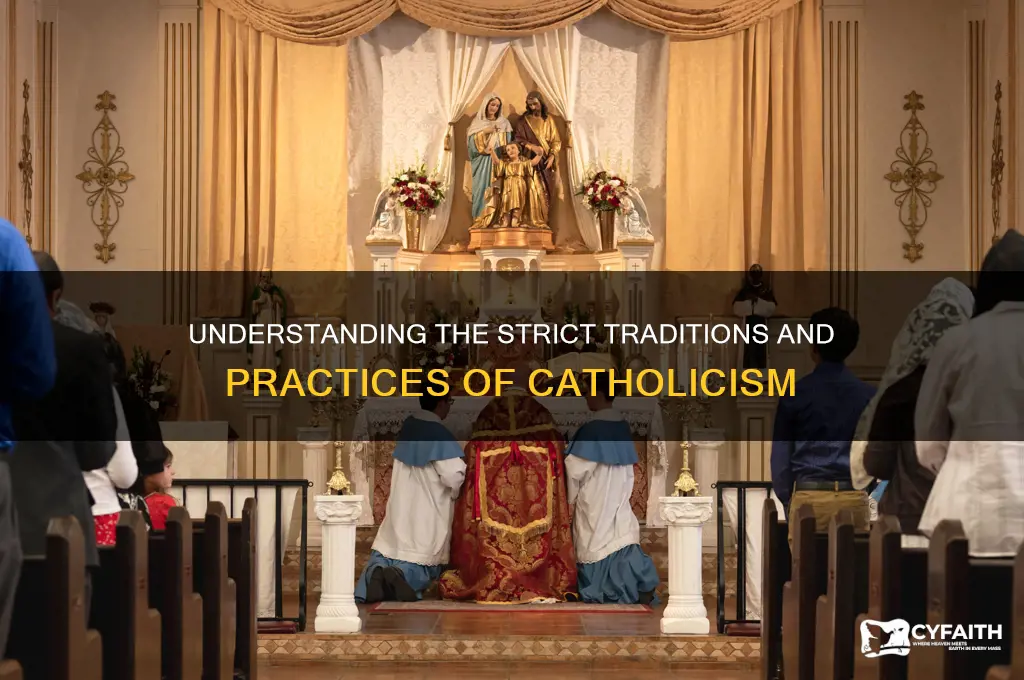 why are catholics so strict