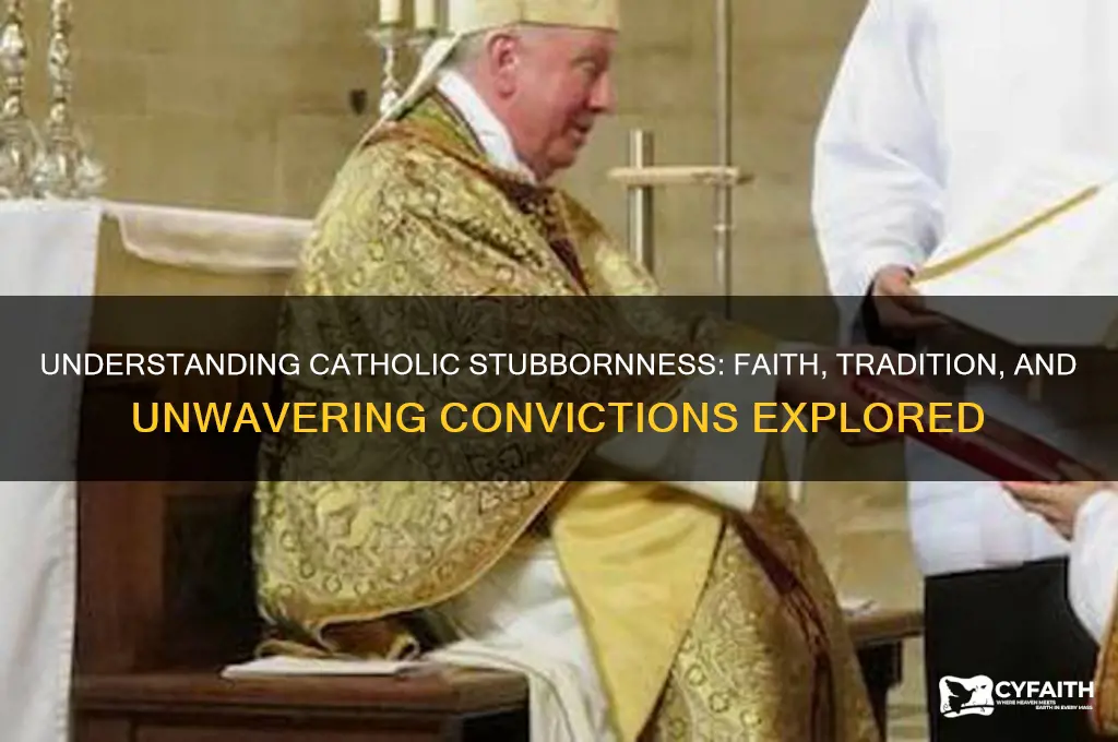 why are catholics so stubborn