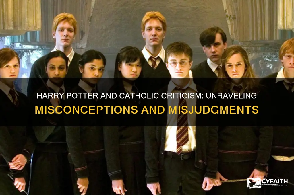 why are catholics stupid in regards to harry potter
