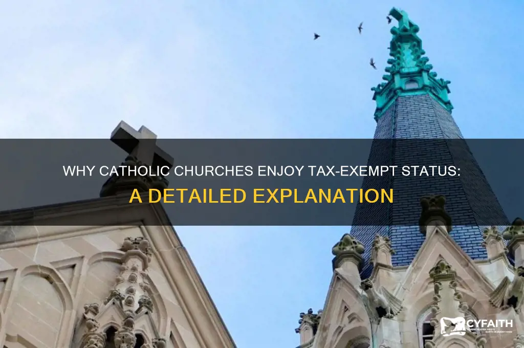 why are catholics tax exempt