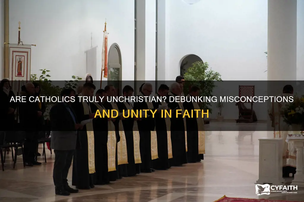 why are catholics unchristian