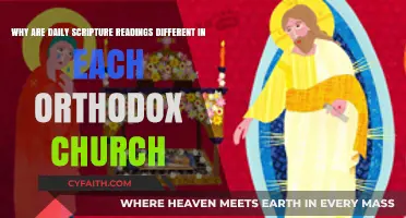 Diverse Daily Scripture Readings in Orthodox Churches: Reasons Explained