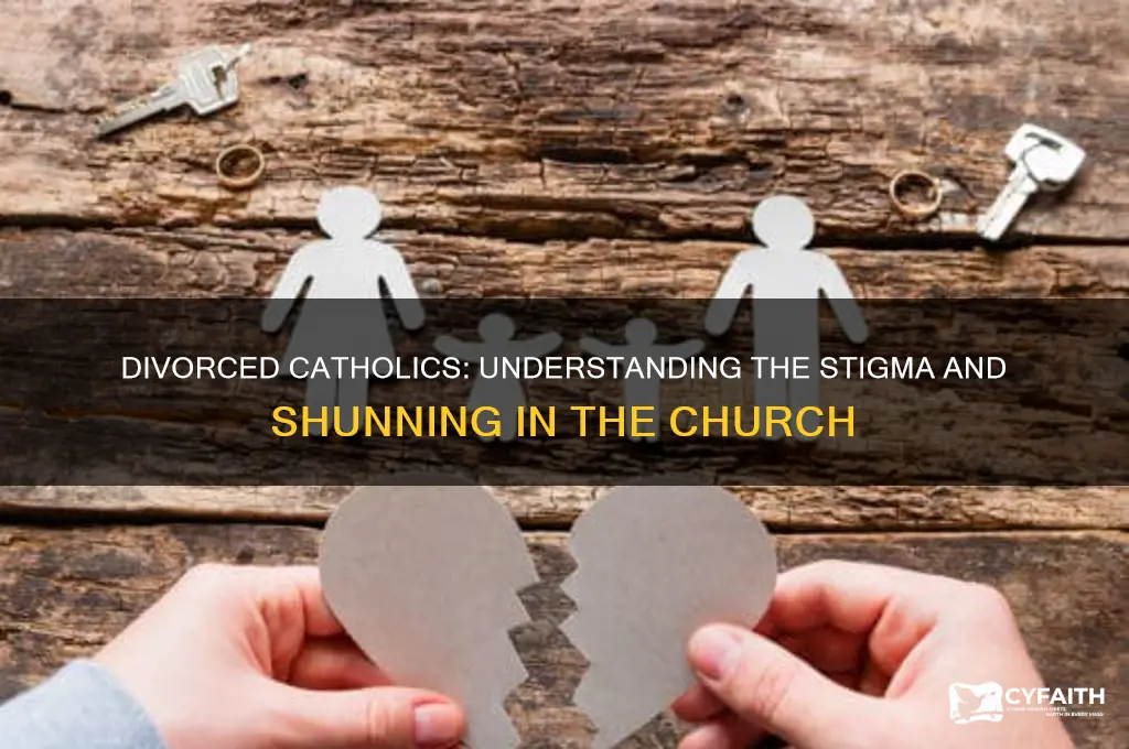why are divorced catholics shunned