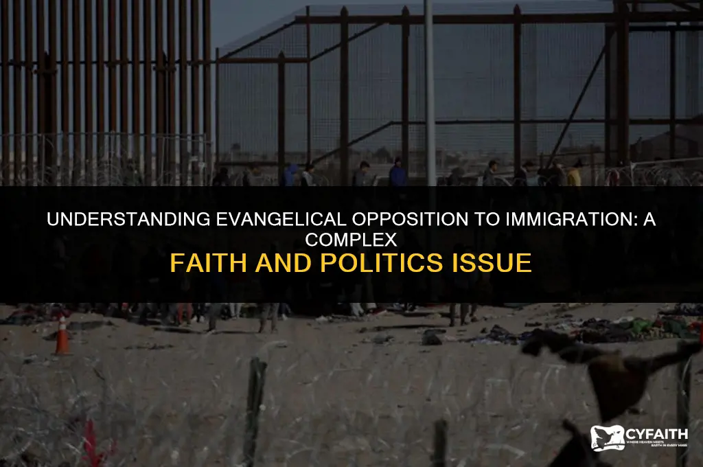 why are evangelicals against immigration