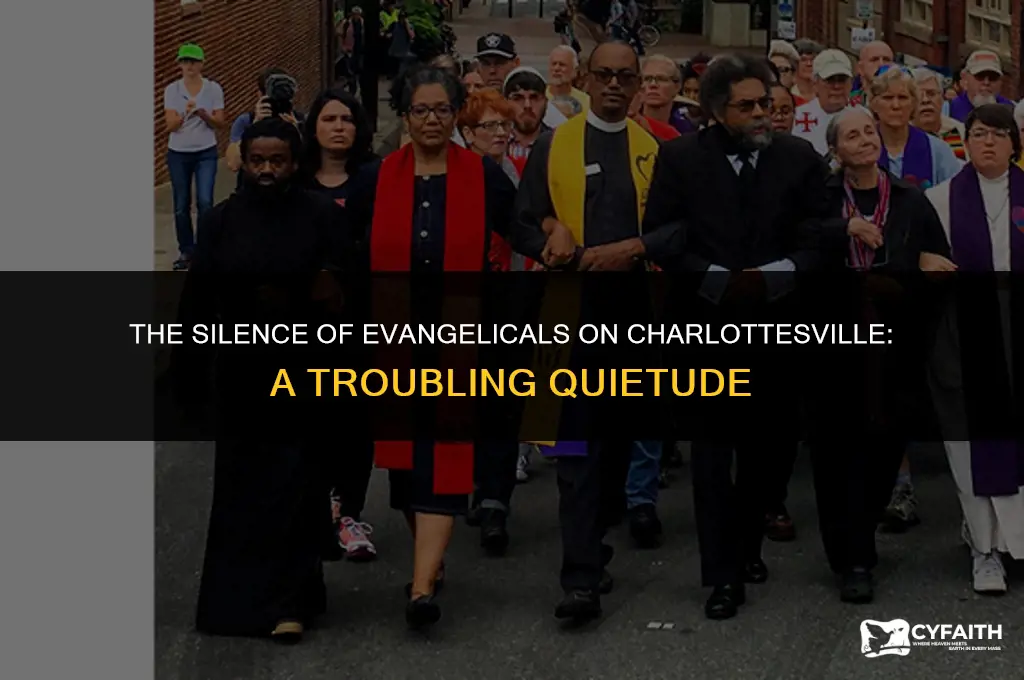 why are evangelicals so quite on charoletsville va