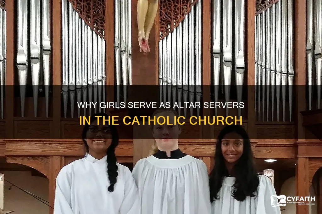 why are girls allowed to be alter servers catholic