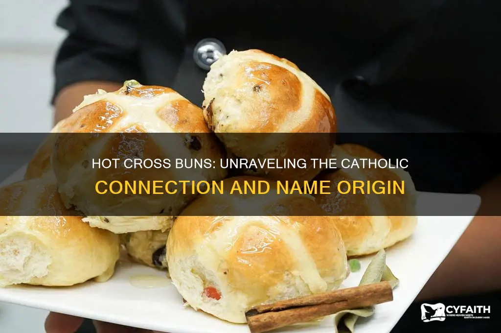 why are hot cross buns called hot catholic