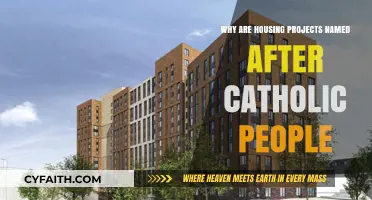 Catholic Influence: The Reason Behind Housing Projects' Religious Names