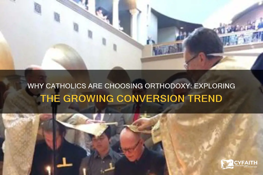 why are many catholics converting to orthodoxy