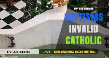 Why Mormon Baptisms Are Not Recognized by the Catholic Church