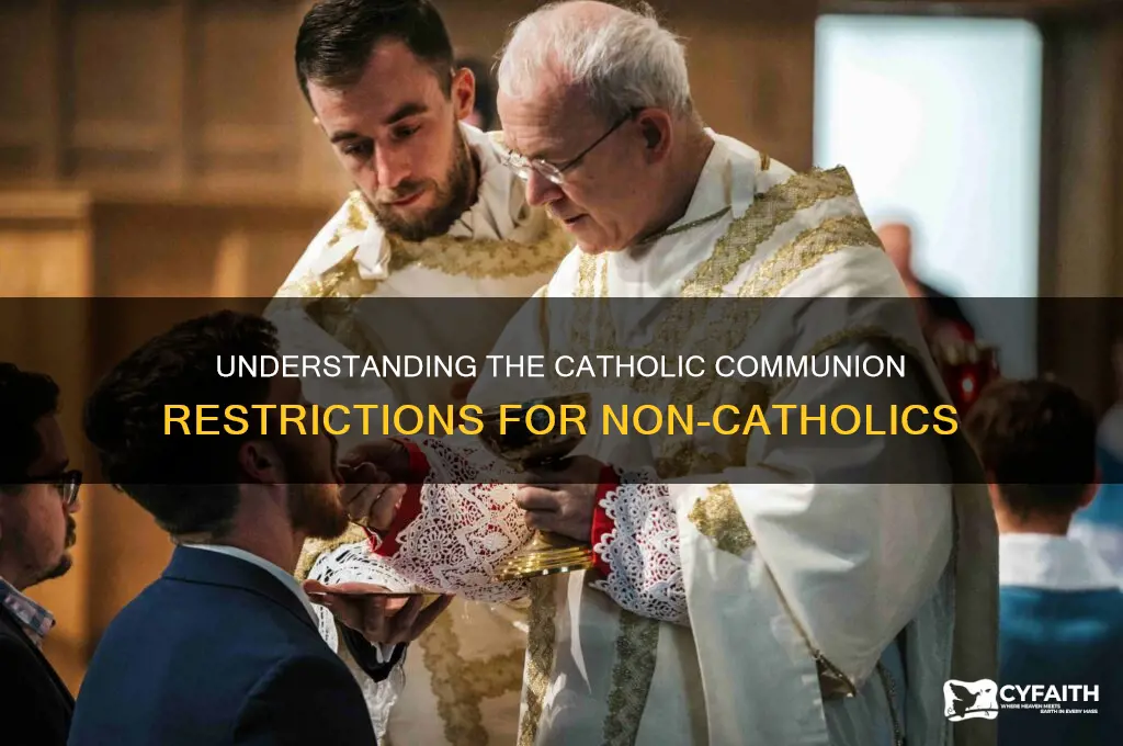 why are non catholics not allowed to take communion