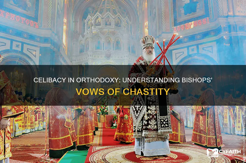 why are orthodox bishops celibate