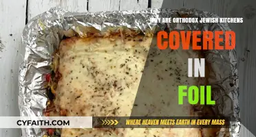 Why Orthodox Jewish Kitchens Use Foil During Passover