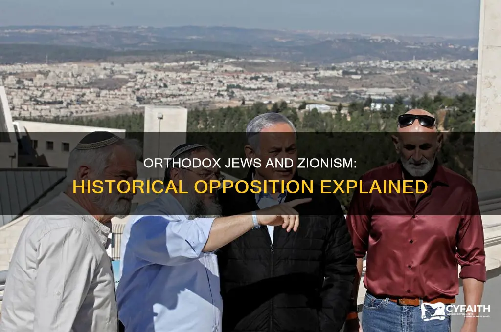 why are orthodox jews against zionism