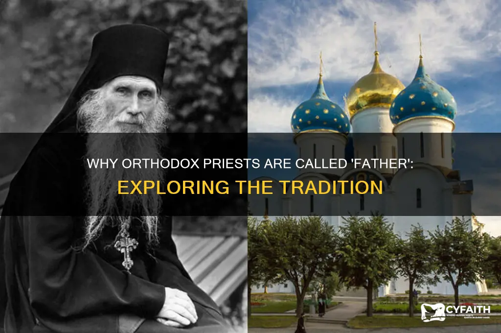why are orthodox priests called father