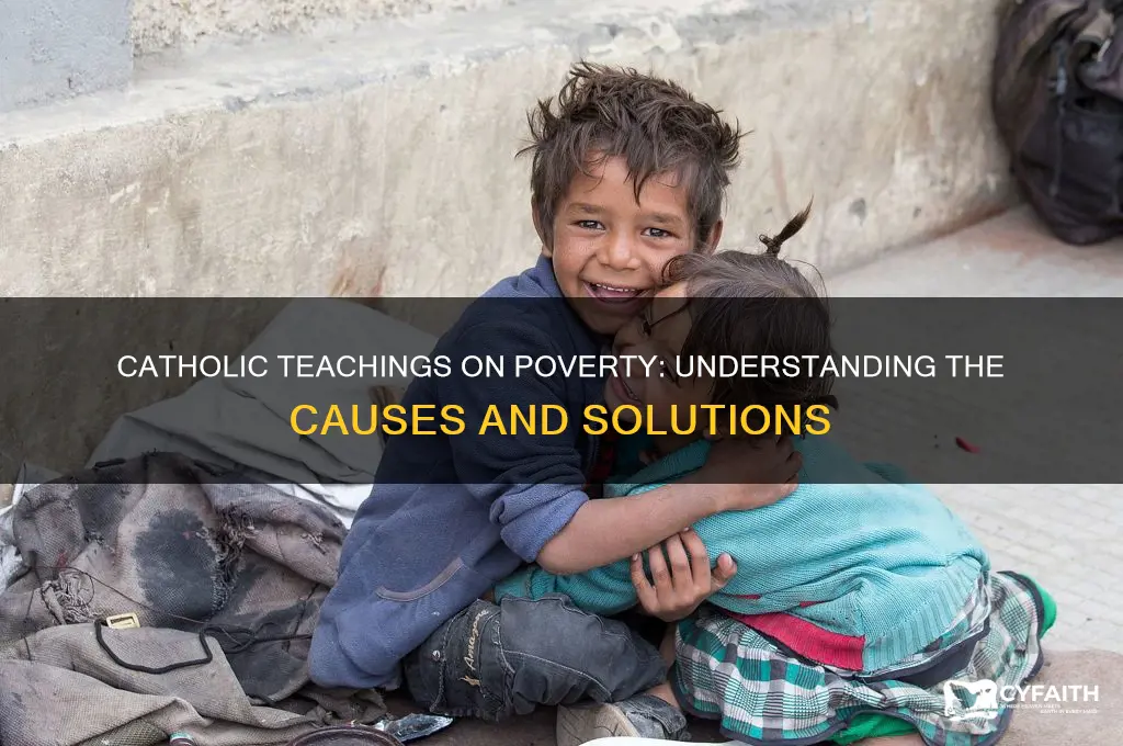 why are people poor catholic teachings