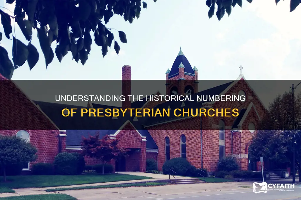 why are presbyterian churches numbered