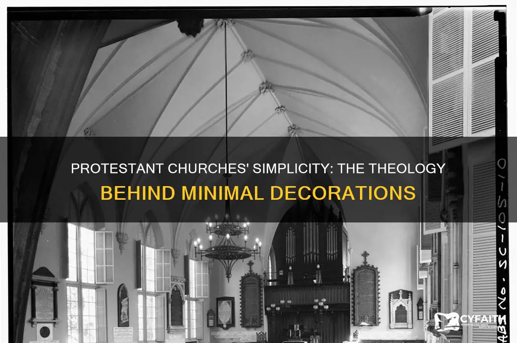 why are protestant churches less decorated
