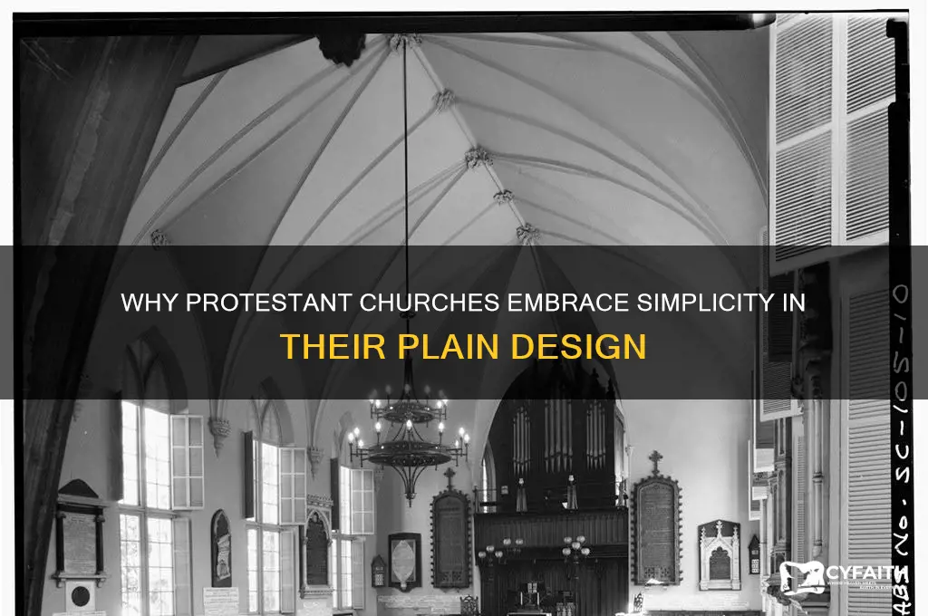 why are protestant churches plain