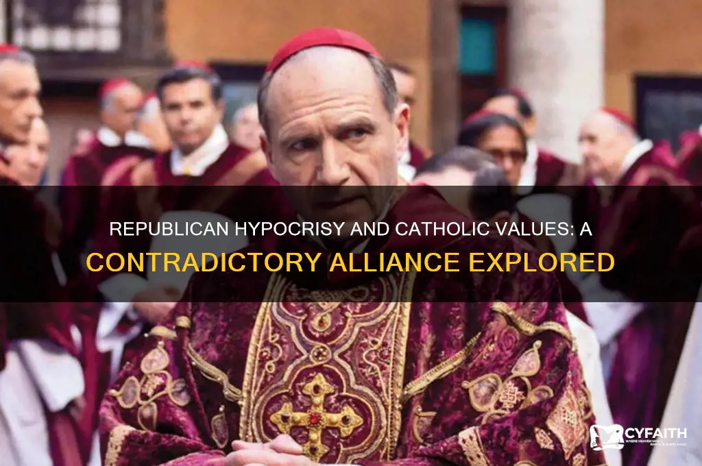why are republicans such hypocrites and catholic