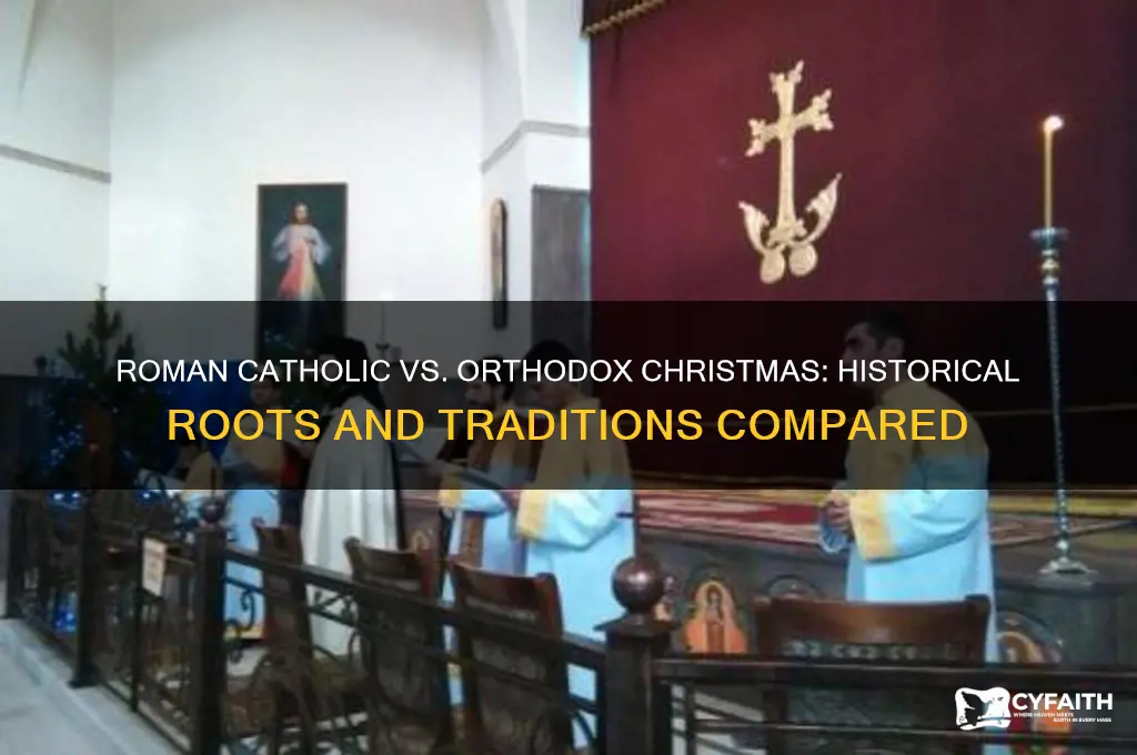 why are roman catholic and orthodox catholic christmas different