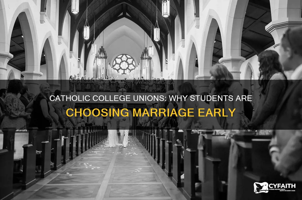 why are so many catholic college students getting married