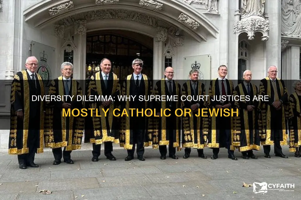 why are supreme court justices all catholic and jewish